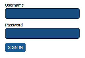 login form